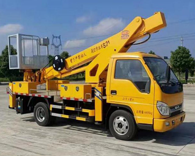 Foton 21 meters 4x2 mobile hydraulic platform high altitude operation vehicle - SHENBAI Auto