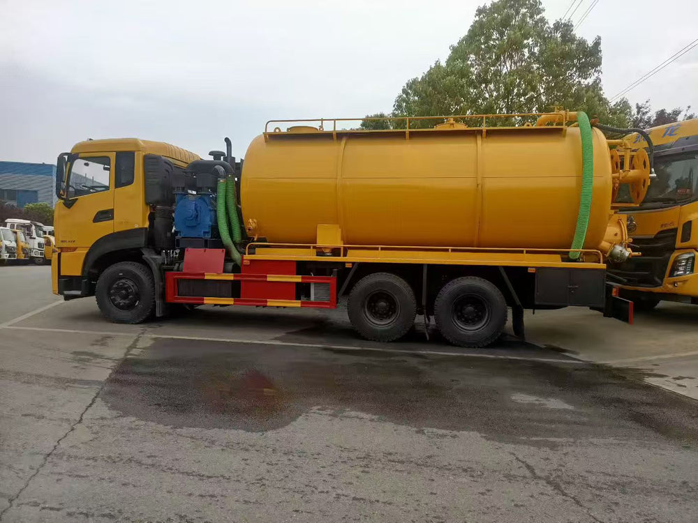 Dongfeng Tianlong 22m³ combo cleaning & vacuum truck - SHENBAI Auto