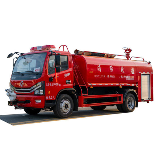 Dongfeng  4X2  8000L  water tank fire truck - View 2 - SHENBAI Auto