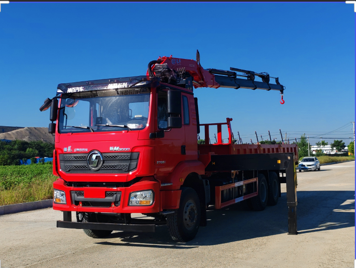 Shanxi Automobile Delong 6*4 changxing 12-ton Knuckle Arm Truck Crane