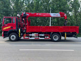 HOWO TX Single-Axle 270HP · 8-Ton Truck Mounted Crane - View 3 - SHENBAI Auto