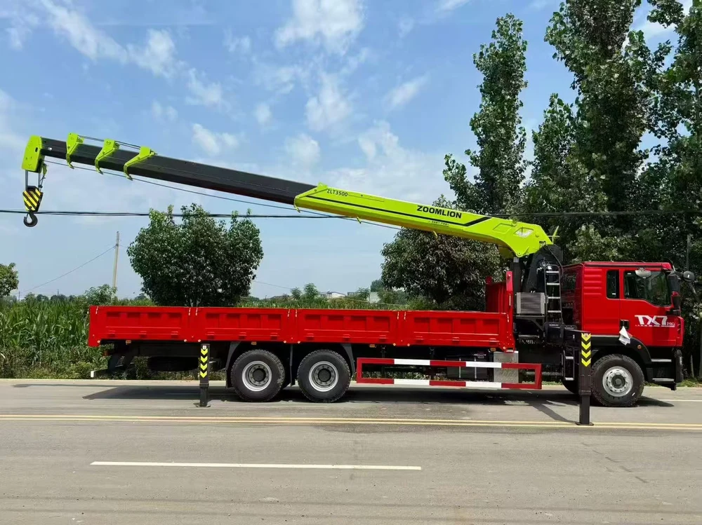HOWO TX MAN Engine 350HP - Zoomlion New 14 Ton 5-Section Truck Mounted Crane - View 3 - SHENBAI Auto