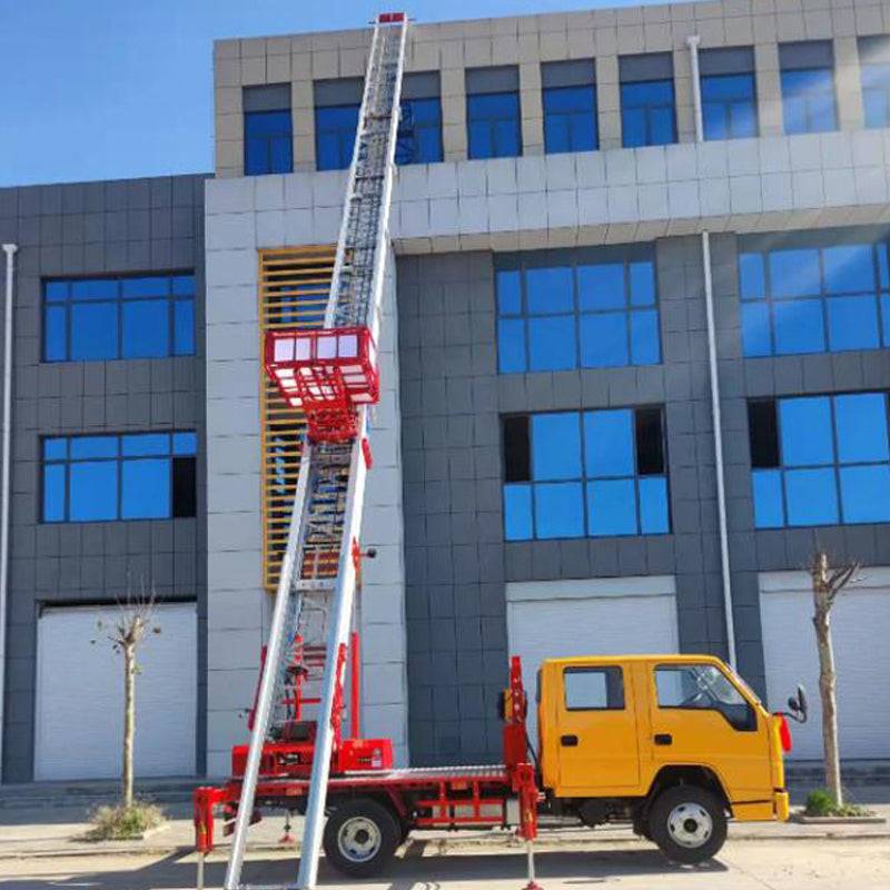 32 meters JiangLing 4 x2 aerial ladder moving operation truck - View 4 - SHENBAI Auto