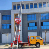 32 meters JiangLing 4 x2 aerial ladder moving operation truck - View 4 - SHENBAI Auto
