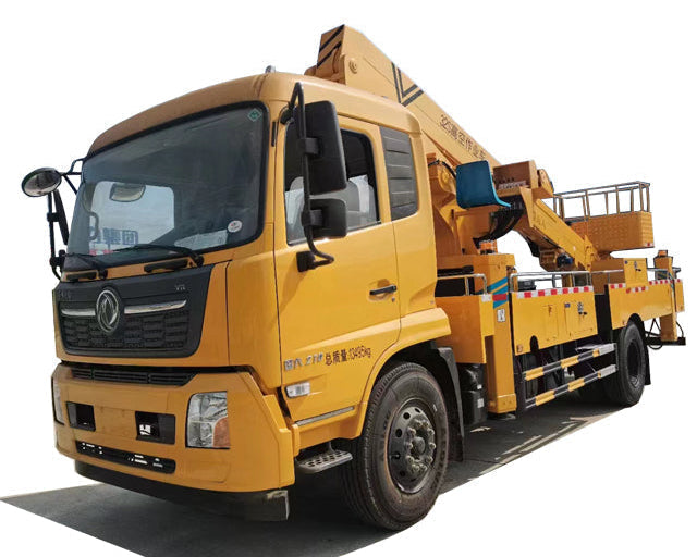 Dongfeng32 meters 4 x2 mobile hydraulic platform high altitude operation truck - SHENBAI Auto
