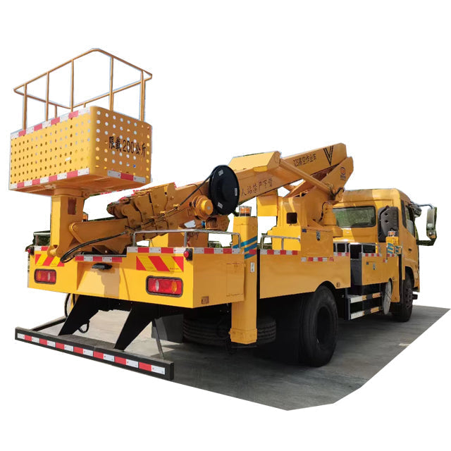 Dongfeng32 meters 4 x2 mobile hydraulic platform high altitude operation truck - View 4 - SHENBAI Auto