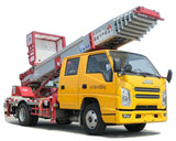 32 meters JiangLing 4 x2 aerial ladder moving operation truck - SHENBAI Auto