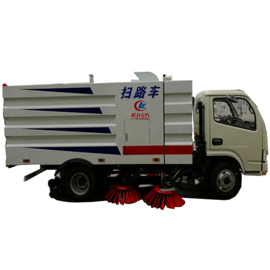 Dongfeng 4x2 sweeper sells diesel-powered street sweepers 4 cubic Dumpster 2 cubic water tank - View 3 - SHENBAI Auto