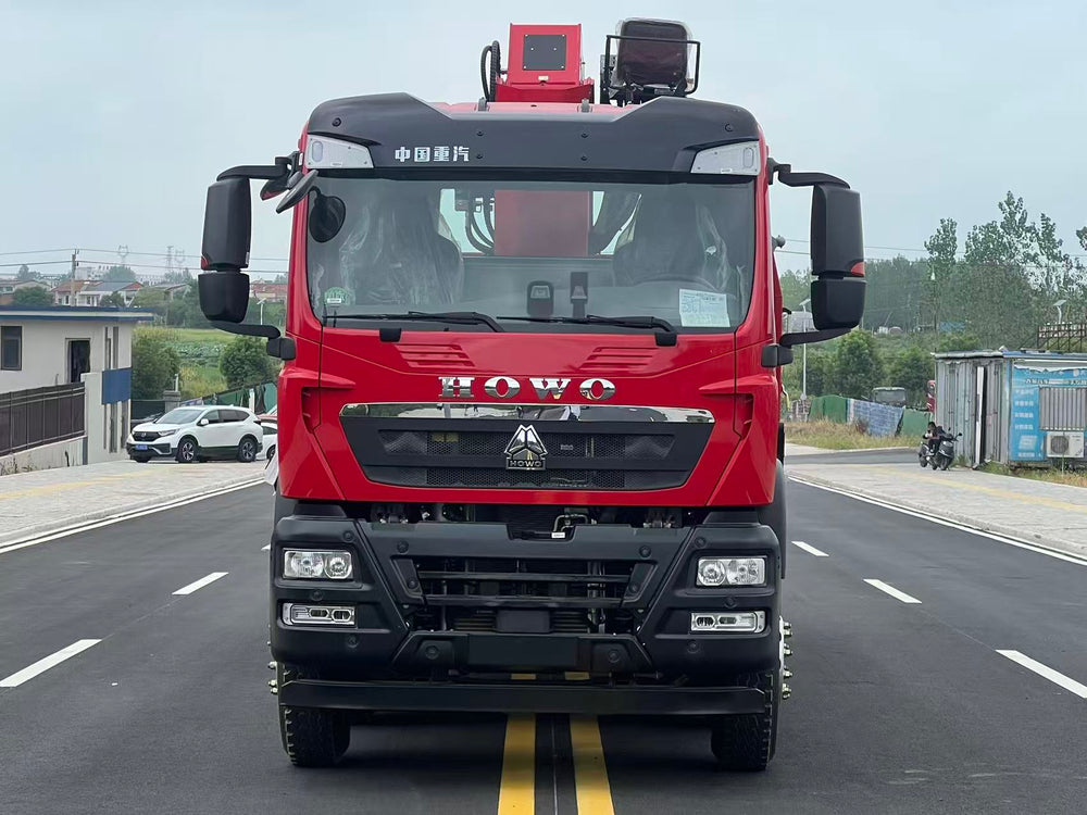 HOWO TX 8x4 350HP Crane Truck with Changxing 14-Ton 5-Section Straight Boom Crane - SHENBAI Auto