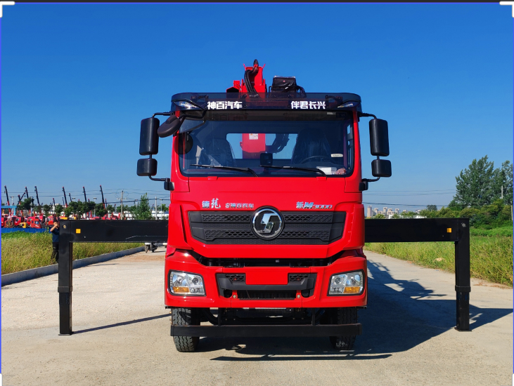 Shanxi Automobile Delong 6*4 changxing 12-ton Knuckle Arm Truck Crane