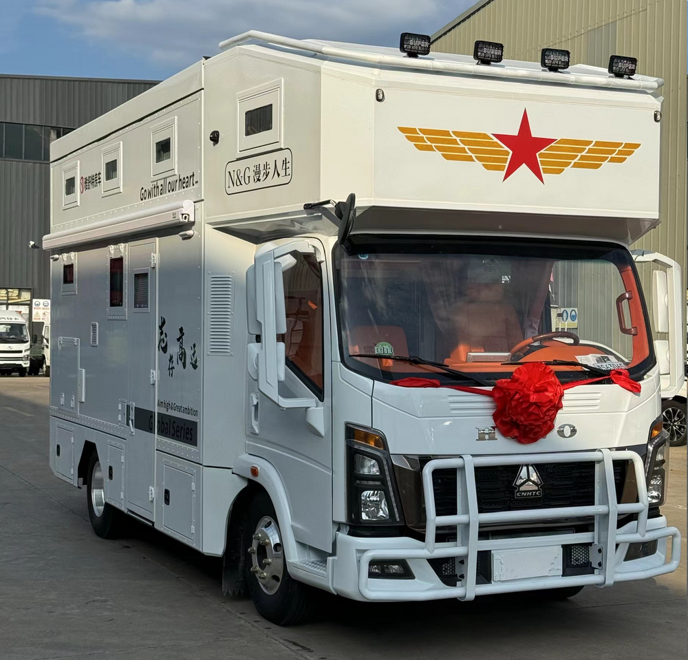HOWO Commander Matryoshka Pop-Up Roof RV - View 5 - SHENBAI Auto