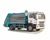 HOWO 4*2 18m³ garbage compractor truck