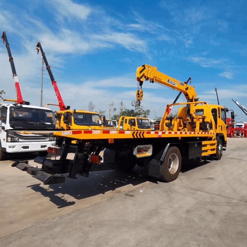 HOWO 4*2 Clearance truck with crane heavy machine - View 4 - SHENBAI Auto