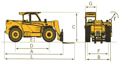 HNT4017-4Z 伸缩臂叉车Telehandler - View 11 - SHENBAI Auto