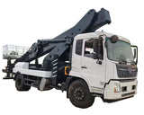 45 meters Dongfeng 4 x2 telescopic boom aerial operation vehicle