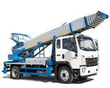 Howo 45 meters 4 x2 aerial ladder moving operation truck - SHENBAI Auto
