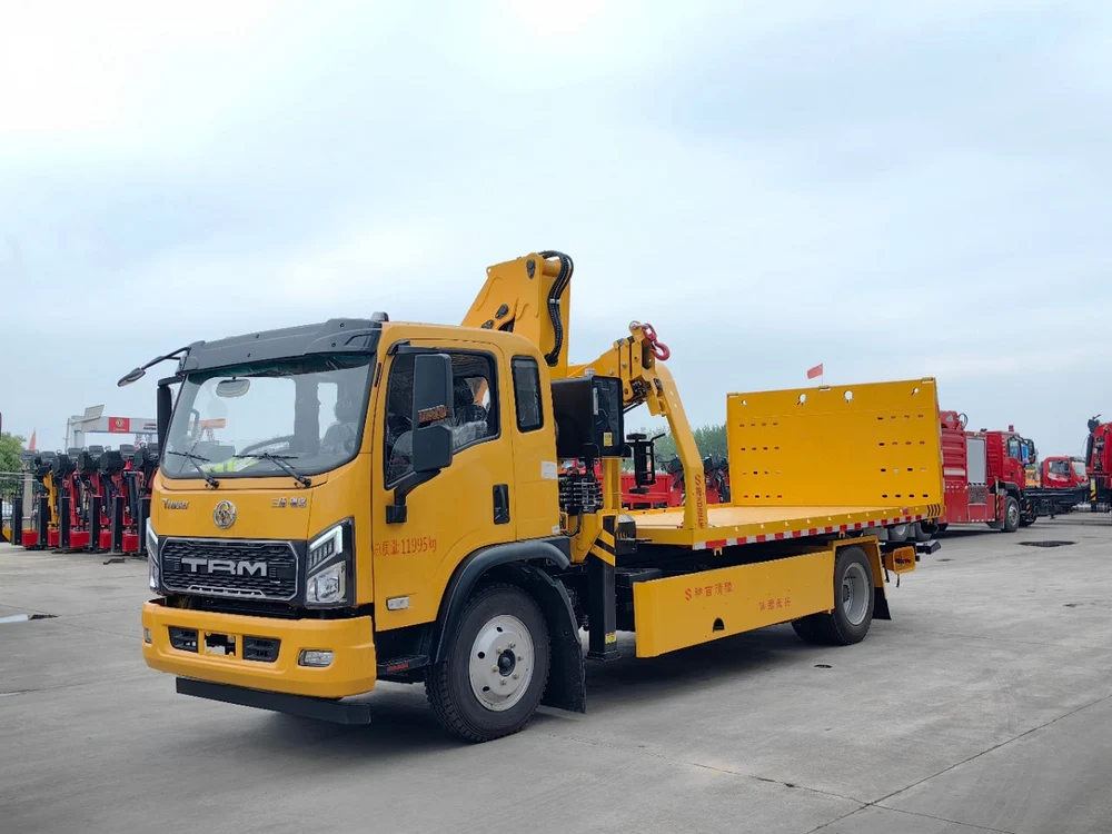 Three-ring folding arm Wrecker truck - View 2 - SHENBAI Auto