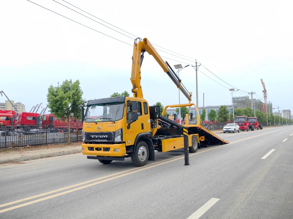 Sanhuan Wrecker Truck With Folding Crane Arm - View 6 - SHENBAI Auto