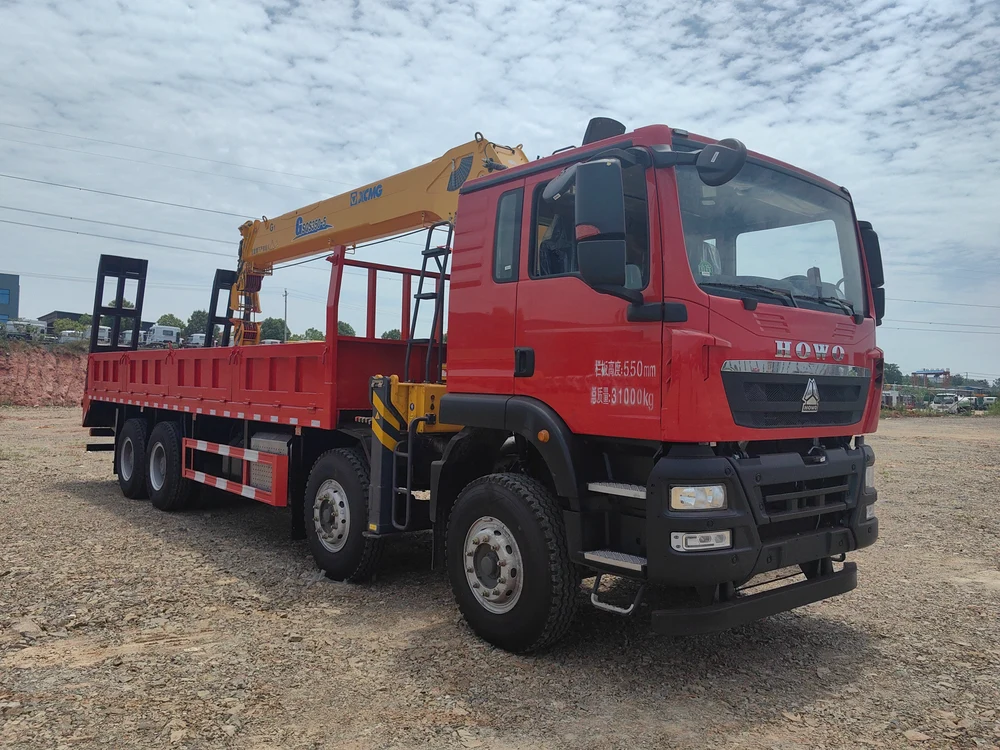 HOWO XCMG 14Ton 5-Section Boom Truck Mounted Crane - View 3 - SHENBAI Auto