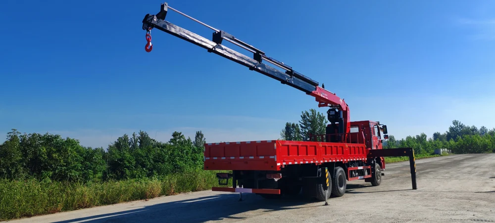 Shacman Changxing 12 Ton Folding Arm Crane Truck - View 5 - SHENBAI Auto