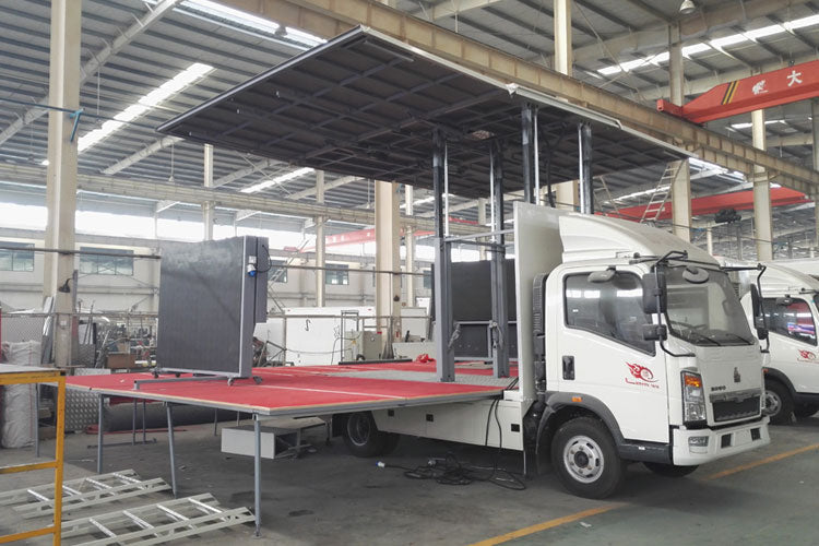 HOWO 4X2 stage truck (cargo box length 4m) - View 6 - SHENBAI Auto