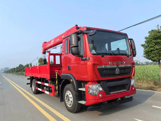 HOWO Sany 10-ton 5-section Boom Truck mounted Crane - SHENBAI Auto
