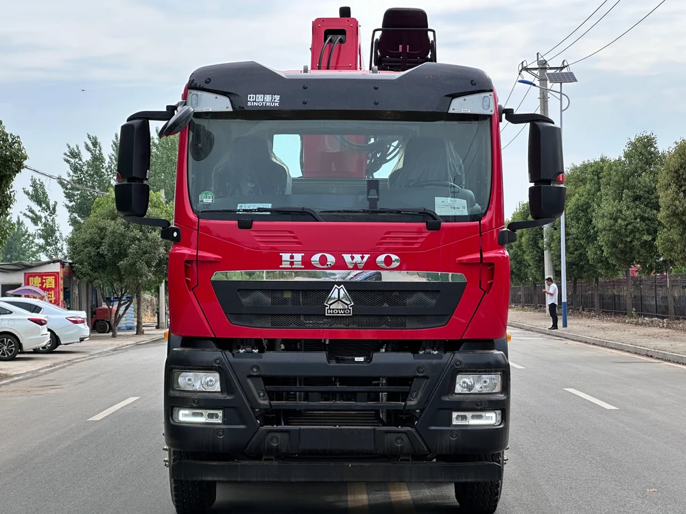 HOWO 8×4 SANY 14-ton 5-section Boom Truck Mounted Crane - View 2 - SHENBAI Auto
