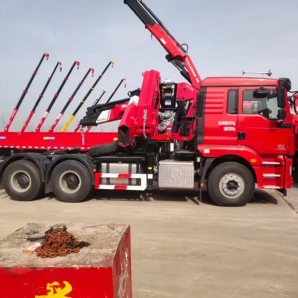 SHACMAN 6×4 Knuckle Boom Crane