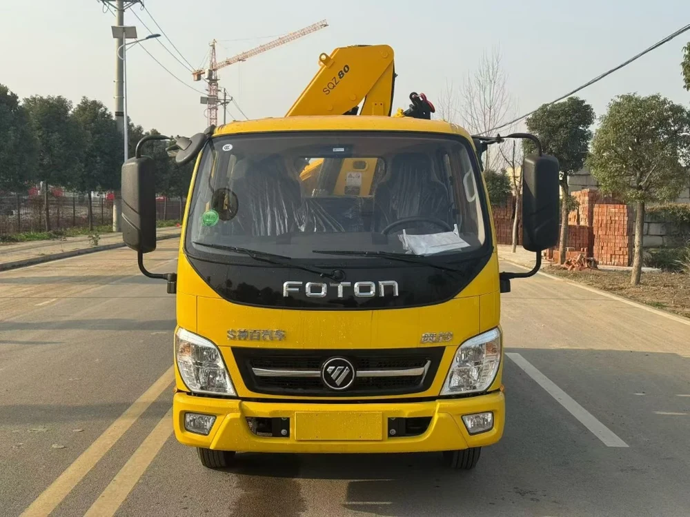 Foton Double Row Cab Changxing 8-ton Folding Arm Truck-mounted Crane - View 2 - SHENBAI Auto