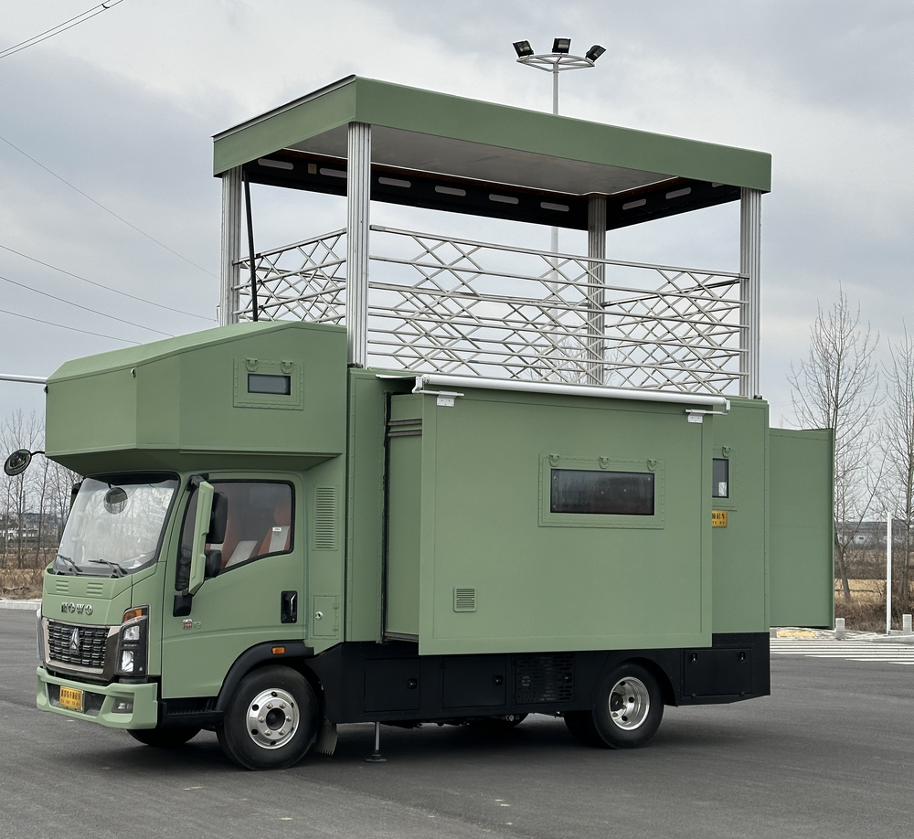 Chengli Yashutte HOWO Commander T3 Pop-Up Roof Hardcore RV - View 2 - SHENBAI Auto