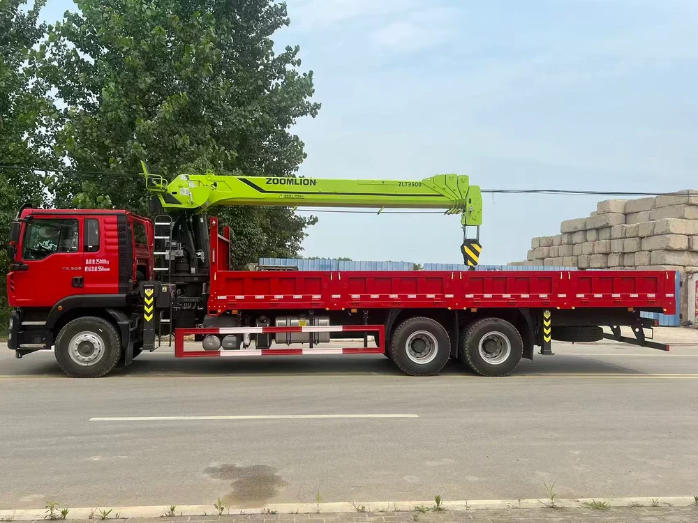 HOWO TX 6×4 - Zoomlion 14 Ton 5-Section Truck Mounted Crane - View 4 - SHENBAI Auto