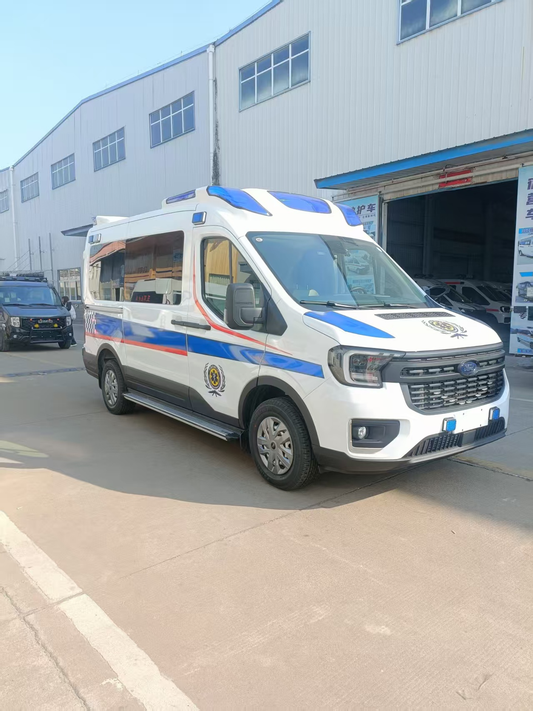 Ford V363 Mid-wheelbase Mid-roof Monitor Ambulance - View 3 - SHENBAI Auto
