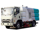 Fukuda 4X2 road cleaning car 3 square water tank 3 square garbage bin