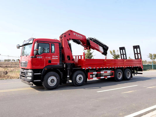 HOWO 8×4 25T Knuckle Boom Crane - View 2 - SHENBAI Auto