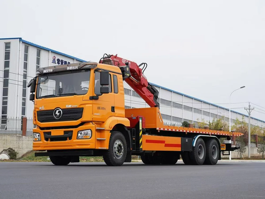 SHACMAN Changxing 12-ton Folding Boom Wrecker Truck with Crane - SHENBAI Auto