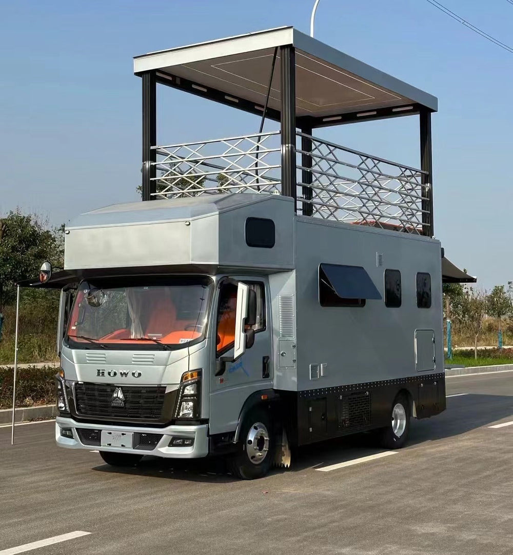Chengli Yashutte HOWO Commander T3 Pop-Up Roof RV — Rooftop Terrace Edition - SHENBAI Auto