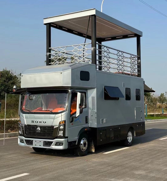 HOWO Commander T3 Pop-Up Roof Recreational Vehicle For Sale - SHENBAI Auto