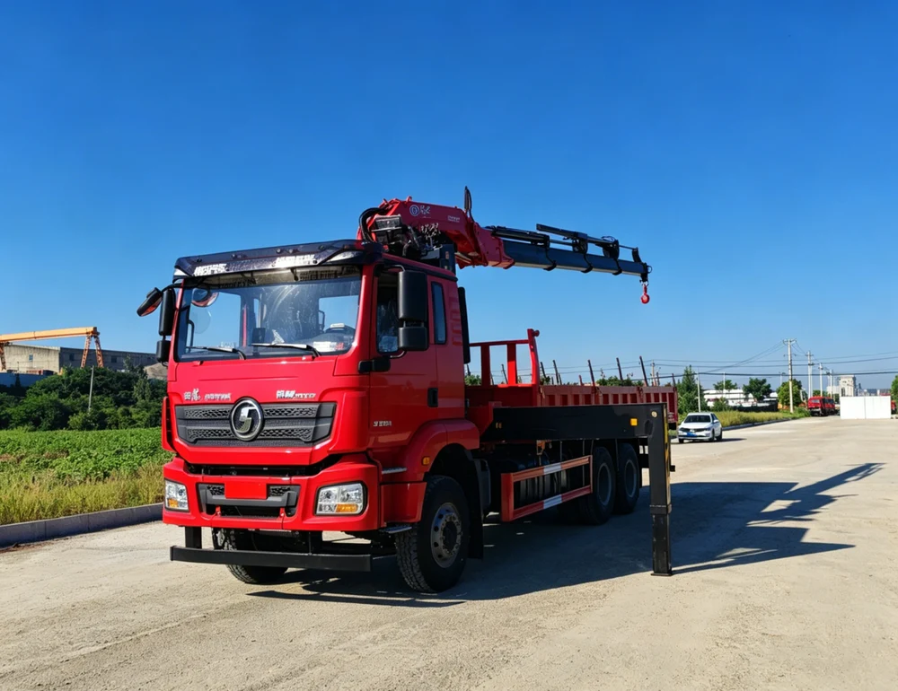 Shacman Changxing 12 Ton Folding Arm Crane Truck - SHENBAI Auto