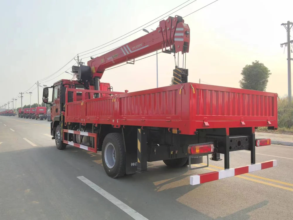HOWO Sany 10-ton 5-section Boom Truck mounted Crane - View 5 - SHENBAI Auto