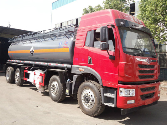 FAW Qingdao J6P HCl Tank Truck - Front 3/4 View
