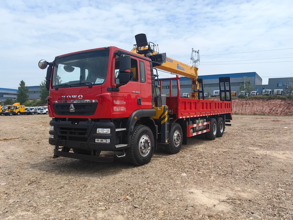 HOWO XCMG 14Ton 5-Section Boom Truck Mounted Crane - SHENBAI Auto