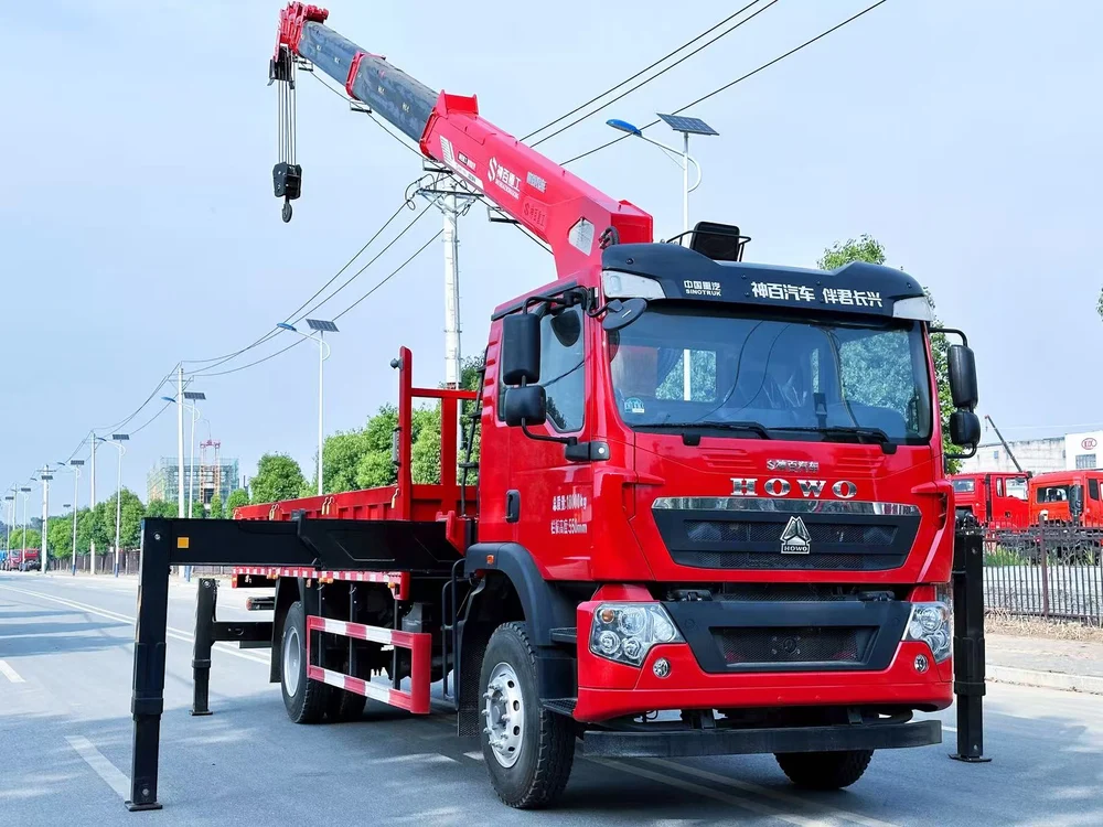 HOWO Changxing 8-ton 6-section Boom Truck Mounted Crane - View 8 - SHENBAI Auto
