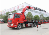 Shacman 6×4 Tractor Head with Truck-mounted Crane