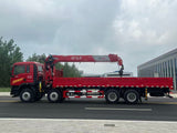 HOWO TX 8x4 380HP Crane Truck with Changxing 14-Ton 5-Section Straight Boom Crane - View 4 - SHENBAI Auto