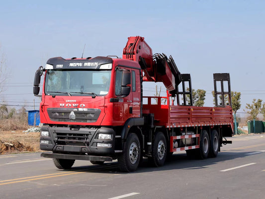 رافعة مفصلية HOWO 8×4 بقدرة 25 طن