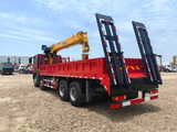 Howo 400HP 8×4 XCMG 14-ton 5-section Boom Flatbed Crane Truck - View 5 - SHENBAI Auto