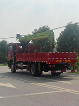 HOWO Single Axle 240HP + Zoomlion 10Ton 5-Section Boom Crane - View 6 - SHENBAI Auto