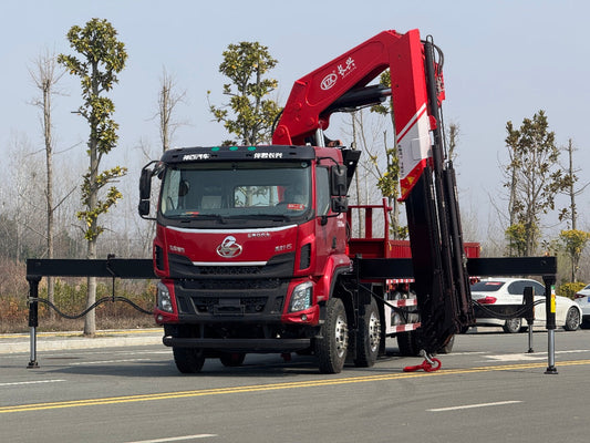 DongFeng 8T 350HP Knuckle Boom Crane - View 2 - SHENBAI Auto