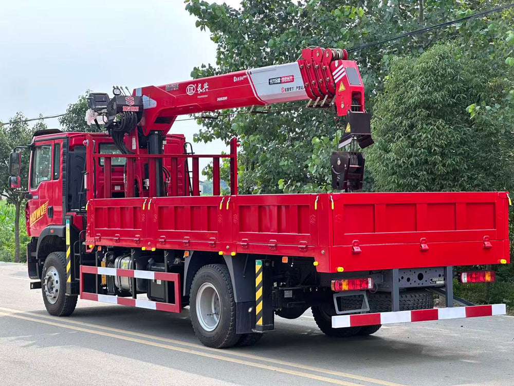 HOWO TX Single-Axle 270HP · 8-Ton Truck Mounted Crane - View 5 - SHENBAI Auto