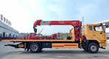 HOWO4*2 8T Wrecker truck with Crane - SHENBAI Auto